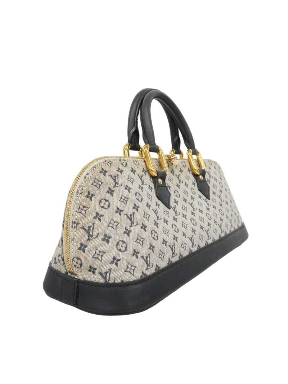 Louis Vuitton Handbag Monogram Mini Alma Long Blue - Picture 2 of 10